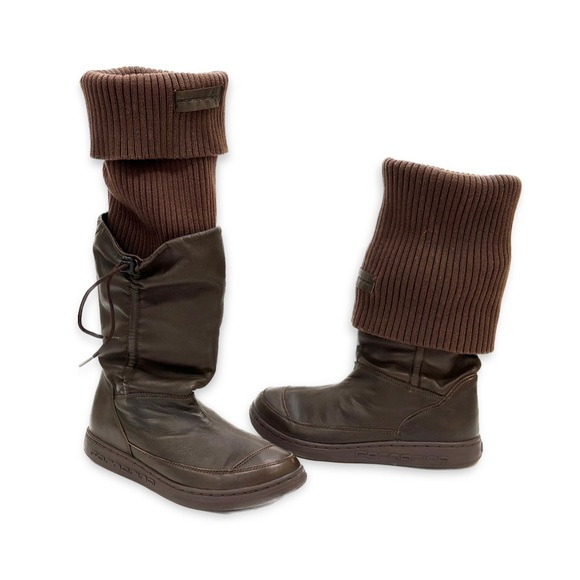 Rare‼️ EUC Fornarina Made in Italy Leather Sock Boots - Picture 2 of 10